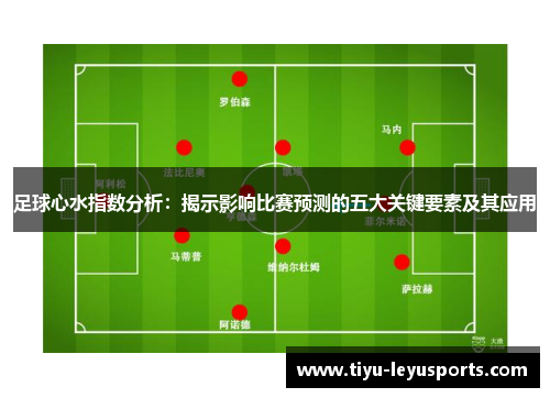 足球心水指数分析：揭示影响比赛预测的五大关键要素及其应用